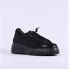 Paul Green Bungee Lace Platform Trainer - Black Shimmer